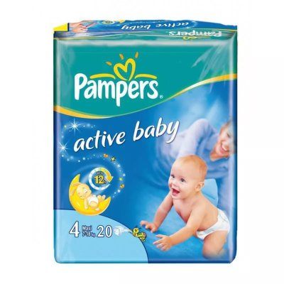 Подгузники Pampers Active Baby Мaxi [7-18кг] №20
