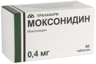 МОКСОНИДИН 0,4МГ. №30 ТАБ. П/П/О /ПРАНАФАРМ/