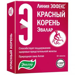 КРАСНЫЙ КОРЕНЬ №60 ТАБ. /ЭВАЛАР/