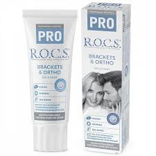 РОКС ЗУБ.ПАСТА ПРО BRACKETS&ORTHO Д/ОРТОДОНТ. И ОРТОПЕД.КОНСТРУКЦИЙ 135Г. [ROCS]