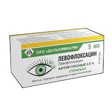 ЛЕВОФЛОКСАЦИН 0,5% 5МЛ. №1 ГЛ.КАПЛИ ФЛ./КАП. /ДАЛЬХИМФАРМ/