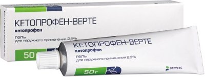 КЕТОПРОФЕН ДС 2,5% 50Г. ГЕЛЬ Д/НАРУЖ.ПРИМ. ТУБА /ДАНСОН-БГ/
